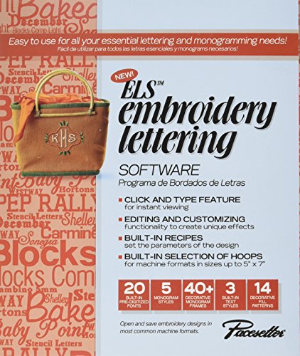 Brother ELS Embroidery Lettering Monogramming Software