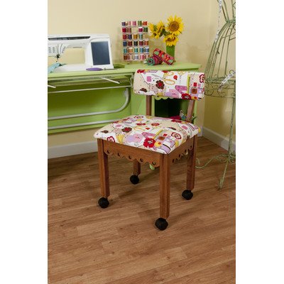 Arrow Oak Sewing Chair