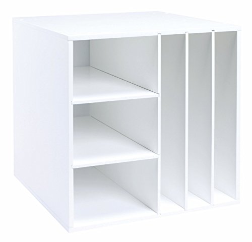 Multi-Shelf Craft Organizer Cube, White