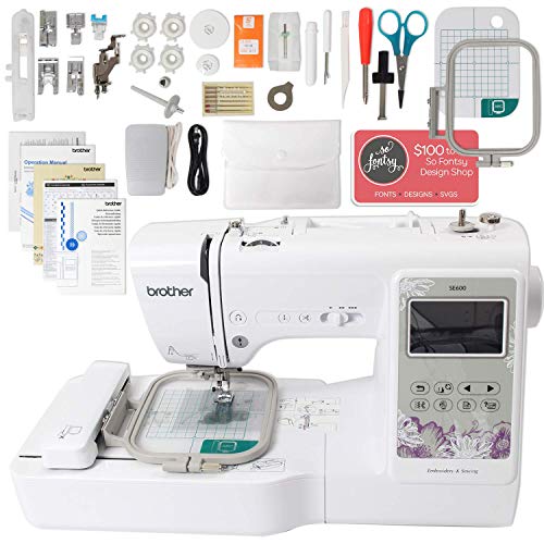 Brother SE600 Computerized Sewing And Embroidery Machine
