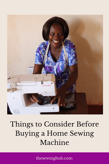 Things to Consider Before Buying a Home Sewing Machine