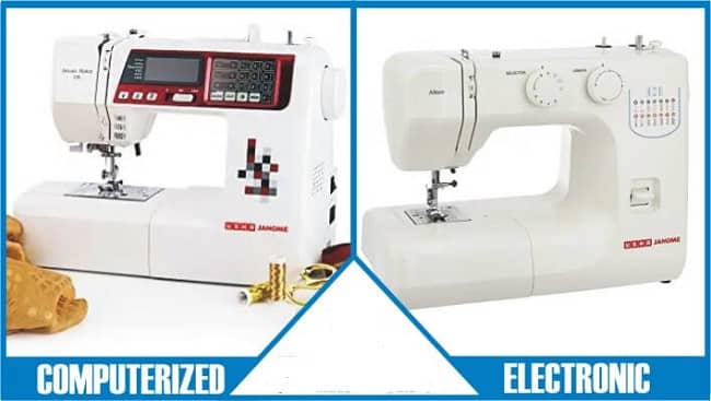 Difference Between Computerized & Electronic Sewing Machine