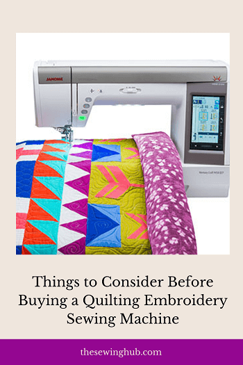 Things to Consider Before Buying a Quilting Embroidery Sewing Machine