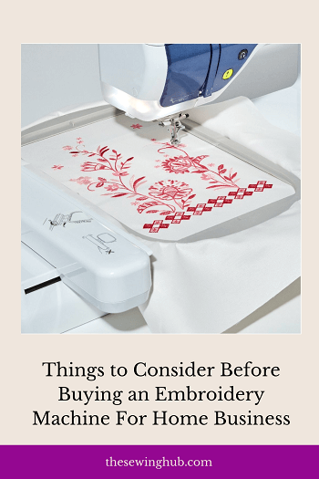Things to Consider Before Buying an Embroidery Machine For Home Business