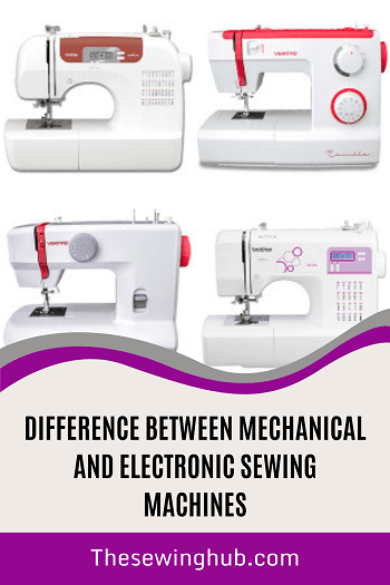 What is the Difference Between Mechanical and Electronic Sewing Machines